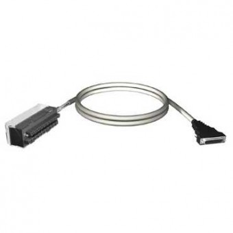 BMXFCA500 - cord set - 20-way terminal - SUB-D25 connector - for M340 I/O - 5 m, Schneider Electric