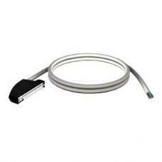 BMXFCW1001 - cord set - 40-way terminal - one end flying leads - for M340 I/O - 10 m, Schneider Electric