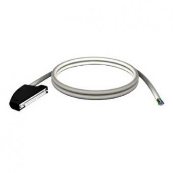 BMXFCW1001 - cord set - 40-way terminal - one end flying leads - for M340 I/O - 10 m, Schneider Electric