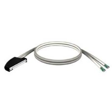 BMXFCW1003 - cord set - 40-way terminal - two ends flying leads - for M340 I/O - 10 m, Schneider Electric