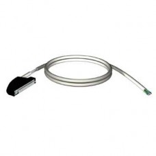 BMXFCW501S - shielded cord set - 40-way terminal - one end flying leads - for M340 I/O - 5 m, Schneider Electric