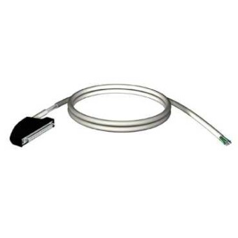 BMXFCW501S - shielded cord set - 40-way terminal - one end flying leads - for M340 I/O - 5 m, Schneider Electric