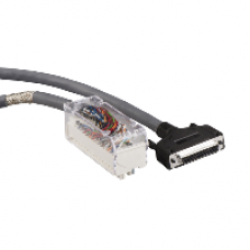 BMXFTA150 - cord set - 28 ways terminal - SUB-D 25 for M340 I/O - 1.5 m, Schneider Electric