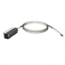 BMXFTW308S - shielded cord set - 28 ways terminal - one end flying leads - for M340 - 3 m, Schneider Electric