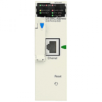 BMXNOE0100 - Ethernet module M340 - flash memory card - 1 x RJ45 10/100, Schneider Electric