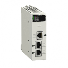 BMXNOM0200H - Harshed serial link module with 2 RS-485/232 ports in Modbus and Character mode, Schneider Electric