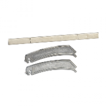 BMXXSP0400 - shielding connection kit - for M340 rack - 4 slots, Schneider Electric
