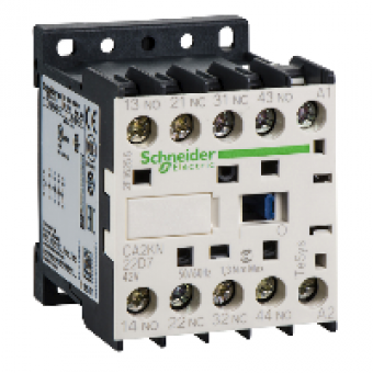 CA2KN22D7 - TeSys K control relay - 2 NO + 2 NC - <= 690 V - 42 V AC coil, Schneider Electric CA2KN22D7 - TeSys K control relay - 2 NO + 2 NC - <= 690 V - 42 V AC coil, Schneider Electric