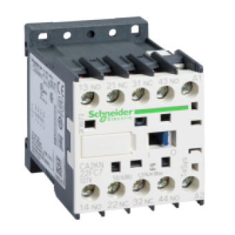 CA2KN22FC7 - TeSys K control relay - 2 NO + 2 NC - <= 690 V - 127 V AC coil, Schneider Electric CA2KN22FC7 - TeSys K control relay - 2 NO + 2 NC - <= 690 V - 127 V AC coil, Schneider Electric