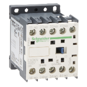 CA2KN40B7 - TeSys K control relay - 4 NO - <= 690 V - 24 V AC coil, Schneider Electric