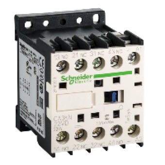 CA3KN22MD - TeSys K control relay - 2 NO + 2 NC - <= 690 V - 220 V DC standard coil, Schneider Electric CA3KN22MD - TeSys K control relay - 2 NO + 2 NC - <= 690 V - 220 V DC standard coil, Schneider Electric