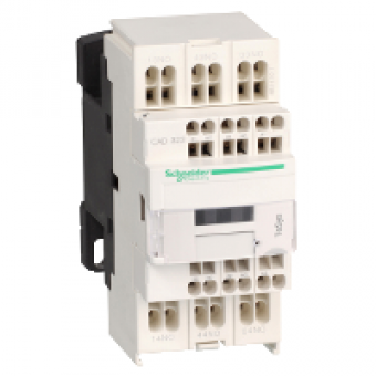 CAD323JD - TeSys D control relay - 3 NO + 2 NC - <= 690 V - 12 V DC standard coil, Schneider Electric