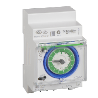CCT15367 - Acti 9 - IH - mechanical time switch - 7 days - 200 h memory, Schneider Electric