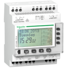 CCT15940 - Acti 9 - ITA - 4C yearly time switch - 24 hours + 7 days + year, Schneider Electric
