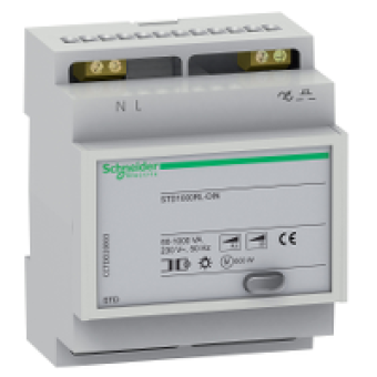 CCTDD20003 - STD - DIN - remote control dimmer - 1000 W, Schneider Electric