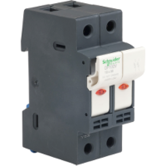 DF102V - TeSyS fuse-disconnector 2P 32A - fuse size 10 x 38 mm - blown fuse indicator, Schneider Electric DF102V - TeSyS fuse-disconnector 2P 32A - fuse size 10 x 38 mm - blown fuse indicator, Schneider Electric