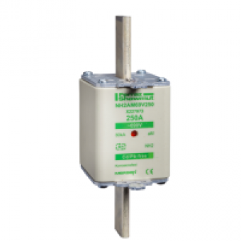 DF2JA1401 - fuse cartridge DIN 2 with blades - aM 400 A - without indication, Schneider Electric