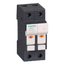 DF82V - TeSyS fuse-disconnector 2P 25A - fuse size 8.5 x 31.5 mm - blown fuse indicator, Schneider Electric
