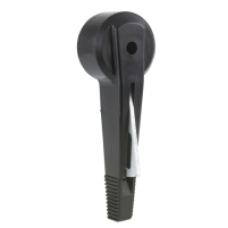 DK1FB005 - rotary handle side DK1 - for 32 A 3 or 4 poles - black handle, Schneider Electric