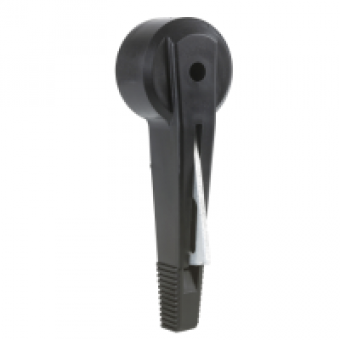 DK1FB005 - rotary handle side DK1 - for 32 A 3 or 4 poles - black handle, Schneider Electric
