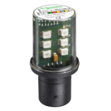 DL1BDB3 - GREEN LED BA15D 24VAC/DC, Schneider Electric