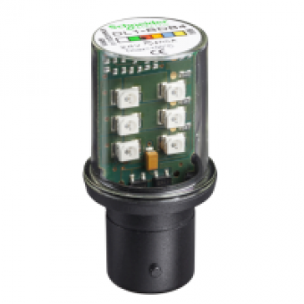 DL1BDB4 - RED LED BA15D 24VAC/DC, Schneider Electric