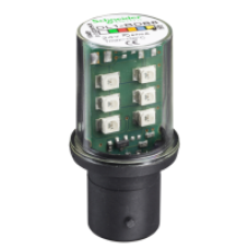 DL1BDB8 - YELLOW LED BA15 24VAC/DC, Schneider Electric