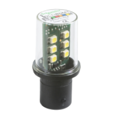 DL1BDM1 - protected LED bulb with BA15d base - steady - white - 230 V, Schneider Electric