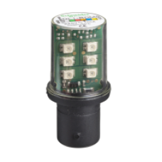 DL1BDM5 - protected LED bulb with BA15d base - steady - orange - 230 V, Schneider Electric
