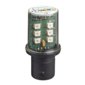 DL1BKB4 - Flashing LED 24 Vac/Vdc Red, Schneider Electric