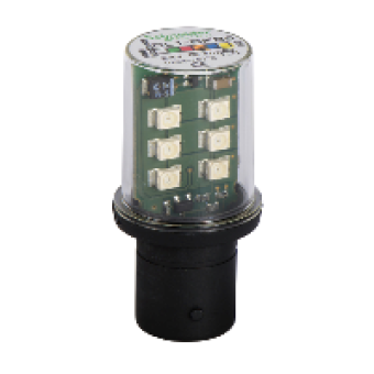 DL1BKB5 - AMBER FLASHING LED 24VAC/DC, Schneider Electric