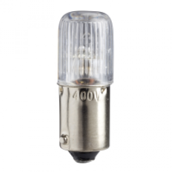 DL1CF110 - clear neon bulb for signalling - BA 9s - 120 V / 2.6 W, Schneider Electric