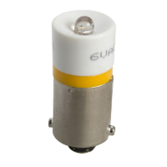 DL1CJ0245 - LED bulb with BA9s base - orange - 24 V AC/DC, Schneider Electric