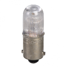 DL1CS6220SP - blue neon bulb for signalling - BA 9s - 220..240 V, Schneider Electric