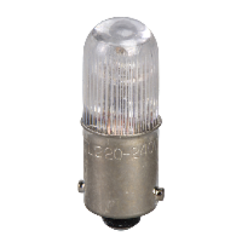 DL1CS7220 - orange neon bulb for signalling - BA 9s - 220..240 V, Schneider Electric