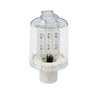 DL2EDB3SB - GREEN super bright LED BULB 24 V, Schneider Electric