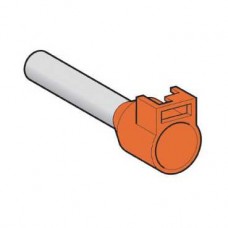 DZ5CA042 - Cable end insulated for clip-in marker 4mm² medium size orange 10 bags NF, Schneider Electric