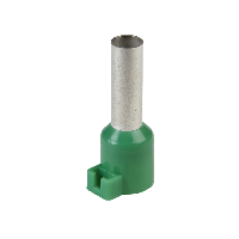 DZ5CA062 - Cable end insulated for clip-in marker 6mm² medium size green 1 bag NF, Schneider Electric