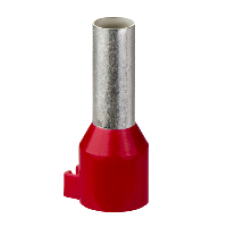 DZ5CA352D - Cable end insulated for clip-in marker 35mm² medium size red 1 bag DIN, Schneider Electric