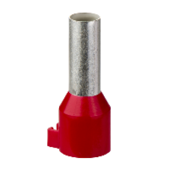 DZ5CA353D - Cable end insulated for clip-in marker 35mm² long size red 1 bag DIN, Schneider Electric