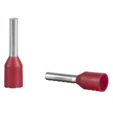 DZ5CE010 - Cable end insulated 1mm² medium size red 10 bags NF, Schneider Electric