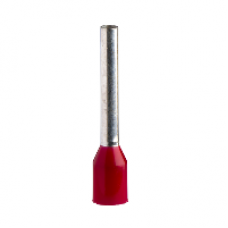 DZ5CE010L12 - Cable end insulated 1mm² long size red 10 bags NF, Schneider Electric