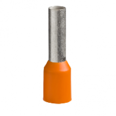 DZ5CE042 - Cable end insulated 4mm² medium size orange 10 bags NF, Schneider Electric