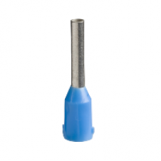 DZ5CEB025D - Cable end insulated in strips of 50pcs 2 5mm² medium size blue DIN, Schneider Electric