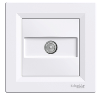 EPH3200321 - Asfora - TV connector intermediate - 8dB white, Schneider Electric EPH3200321 - Asfora - TV connector intermediate - 8dB white, Schneider Electric