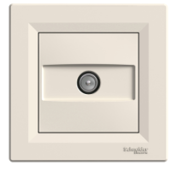 EPH3200323 - Asfora - TV connector intermediate - 8dB cream, Schneider Electric EPH3200323 - Asfora - TV connector intermediate - 8dB cream, Schneider Electric