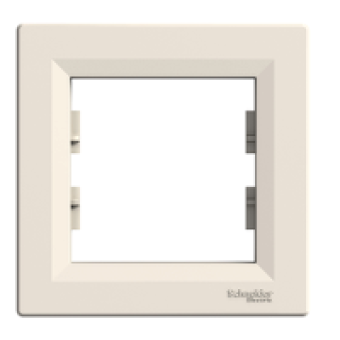 EPH5800123 - Asfora - 1-gang frame - cream, Schneider Electric