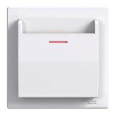 EPH6200121 - Asfora - hotel card switch - 10AX screwless terminals white, Schneider Electric