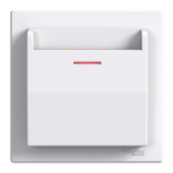 EPH6200121 - Asfora - hotel card switch - 10AX screwless terminals white, Schneider Electric
