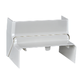 ETK10120E - Ultra - adjustable internal corner - 101 x 34/50 mm - ABS - white, Schneider Electric